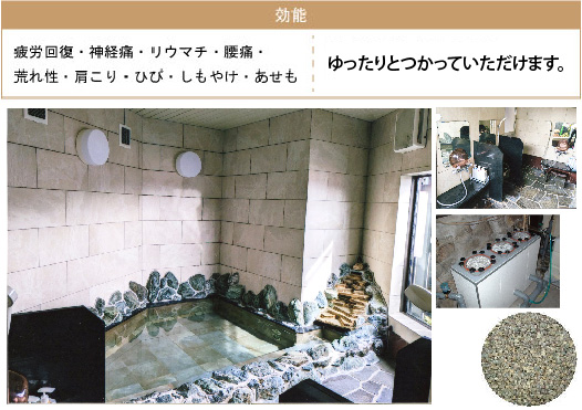 石田旅館の温泉です